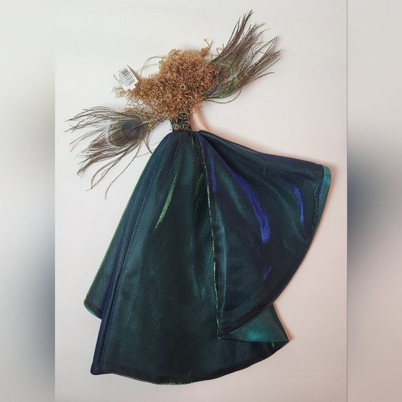 Kurt Stadler Lady Peacock Fairy Hanging Ornament - Picture 4 of 6